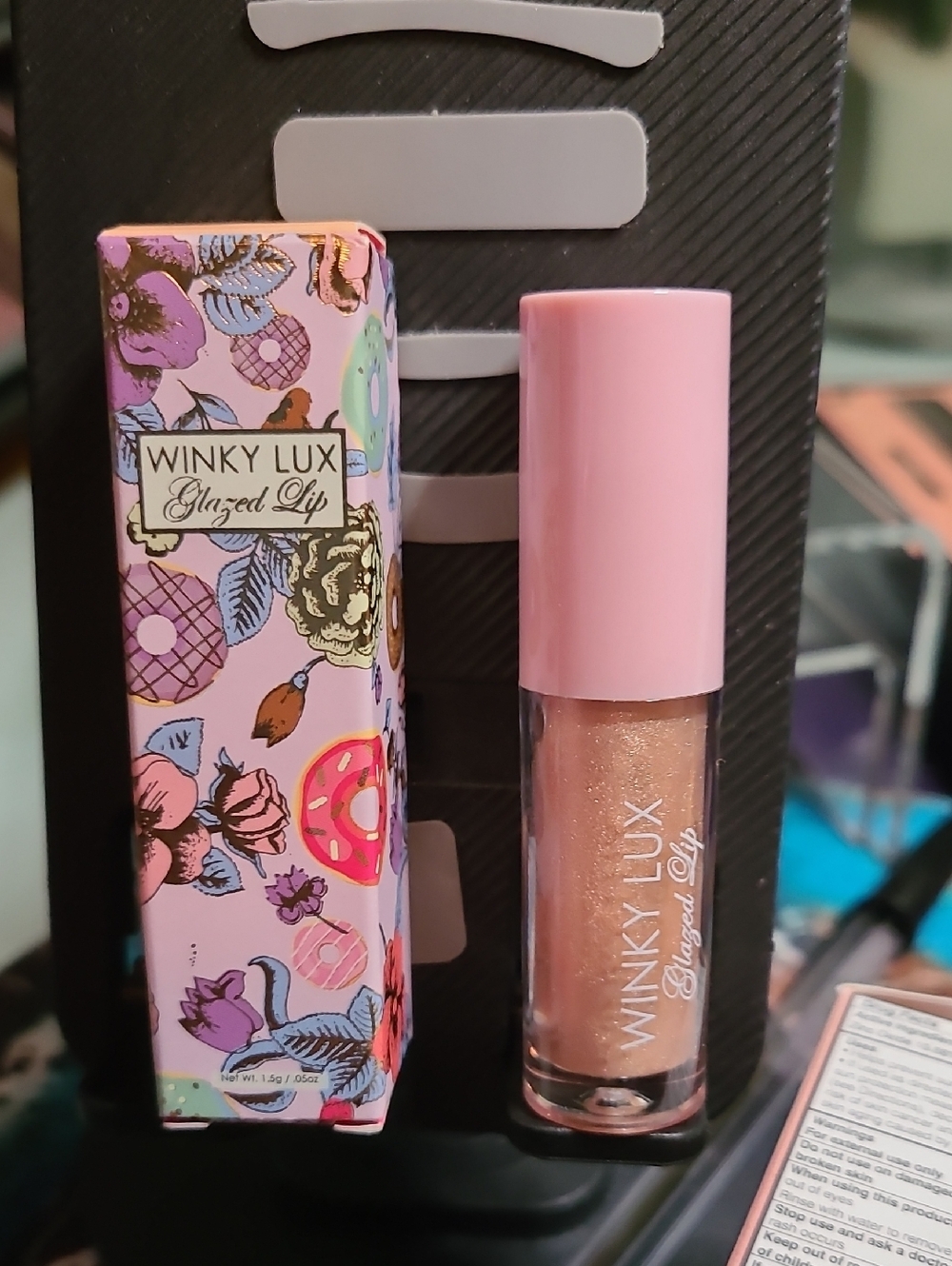WINKY LUX Glazed Lip Gloss - Shimmery Pink Gold